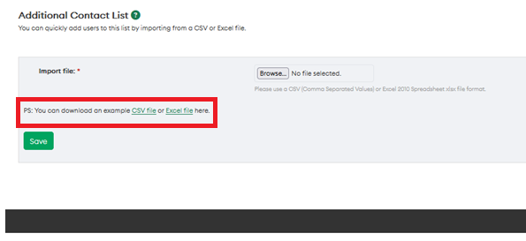 Xport Portal CSV Upload
