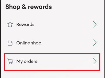 Screenshot_My One NZ APP_ Shop and Rewards My Orders